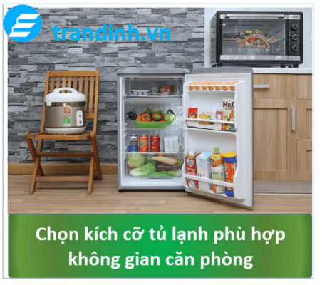 Chọn theo kích cỡ tủ lạnh