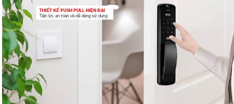 Khóa điện tử thông minh EF P8800K ULTIMATE 7 KHÓA ĐIỆN TỬ EPIC EF P8800K