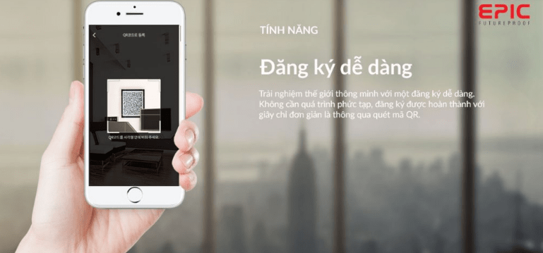 Khoá Điện Tử Epic EF P8800K ULTIMATE 12 Đăng ký dễ dàng