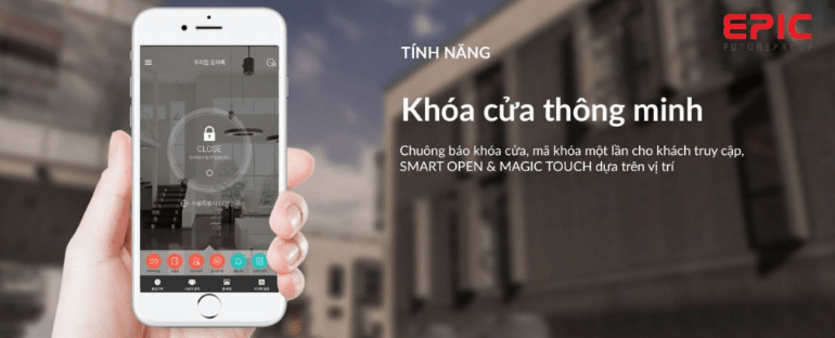 Khóa điện tử thông minh EF P8800K ULTIMATE 10 Tính năng Multidoor với một số ứng dụng