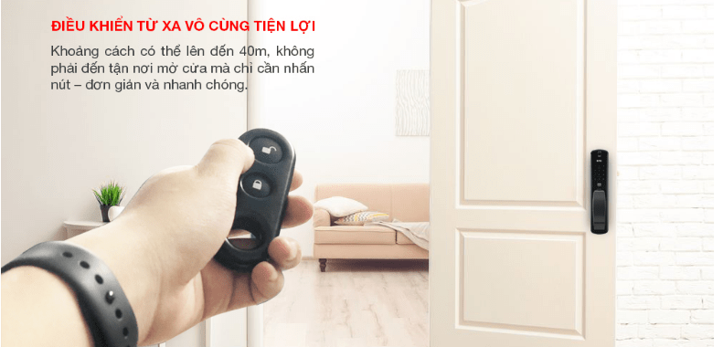 Khoá Điện Tử Epic EF P8800K ULTIMATE 6 Điều khiển từ xa