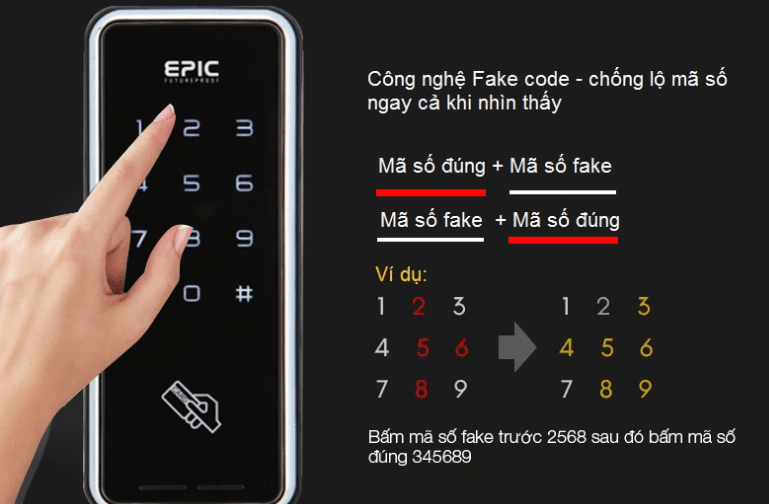 KHÓA CỬA ĐIỆN TỬ EPIC E-TOUCH