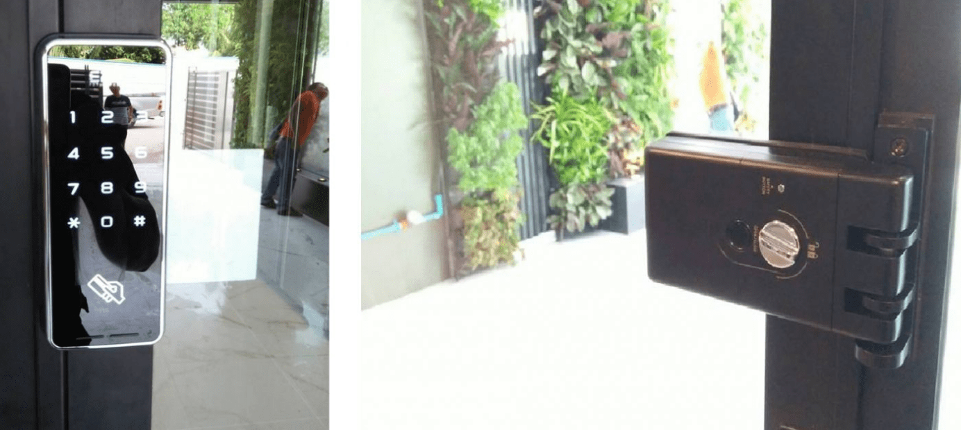 KHÓA CỬA ĐIỆN TỬ EPIC TOUCH HOOK 9  Hình ảnh lắp đặt thực tế cở căn hộ