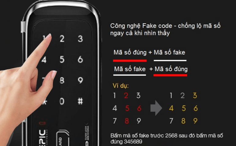 KHÓA CỬA ĐIỆN TỬ EPIC ES-303 GS R 5 ES 303 GS R 2 1