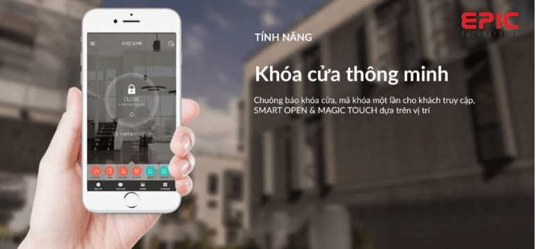 KHÓA VÂN TAY EPIC ES-F700G 15 Khóa cửa thông minh