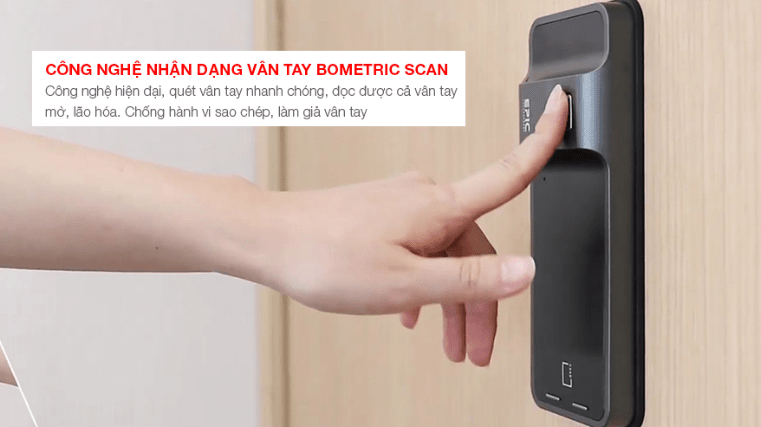 KHÓA VÂN TAY EPIC ES-F700G 1 KHÓA VÂN TAY EPIC ES-F700G