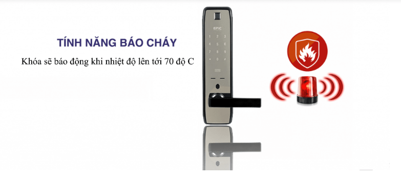 Khoá điện tử Epic 9000K 9 KHÓA ĐIỆN TỬ EPIC ES F9000K