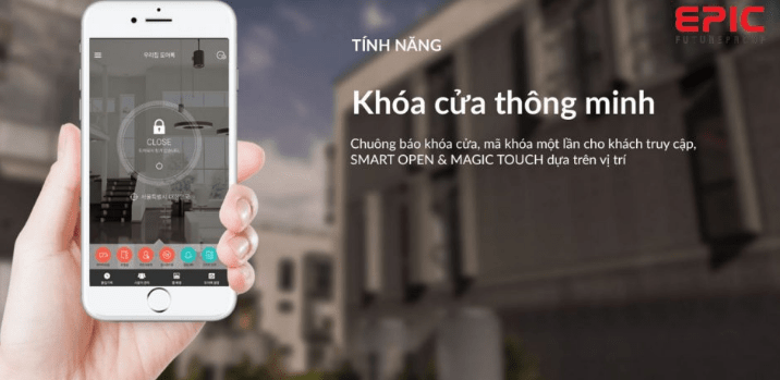 Khoá điện tử Epic 9000K 16 Tính năng công nghệ MULTDOOR Với một số ứng dụng