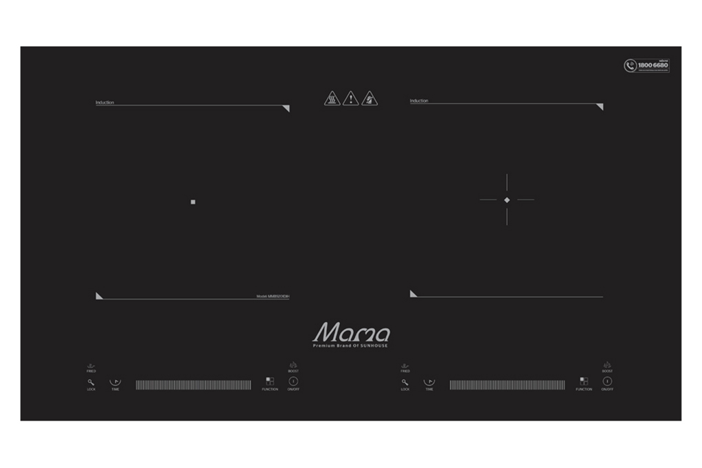 Bếp từ đôi Sunhouse MAMA MMB9201DIH 1 Bếp từ đôi Sunhouse Mama MMB9201DIH