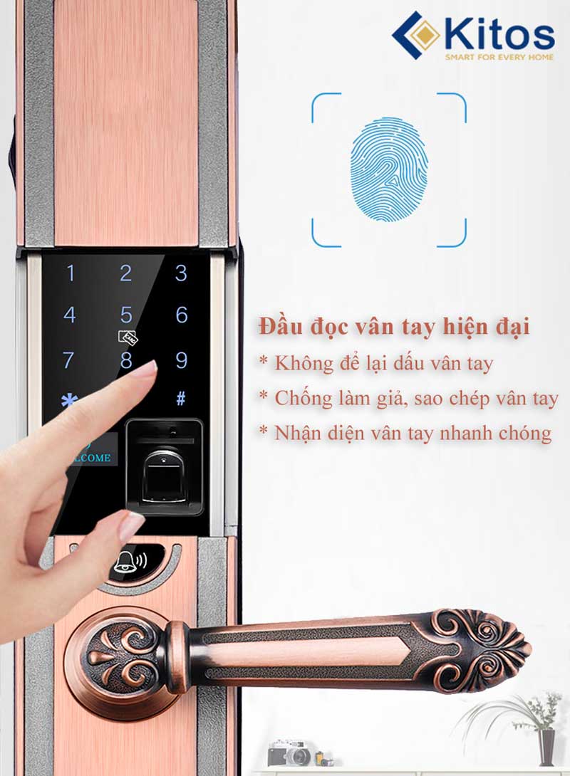 Khóa vân tay tân cổ điển Kitos C500 13 Kitos C500 14 min