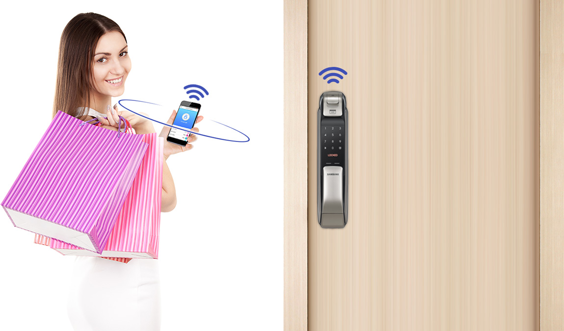 Ưu điểm và nhược điểm của khóa cửa vân tay là gì ? 9 KHÓA VÂN TAY SAMSUNG SHP-DP728 SILVER (NORMAL MORT)