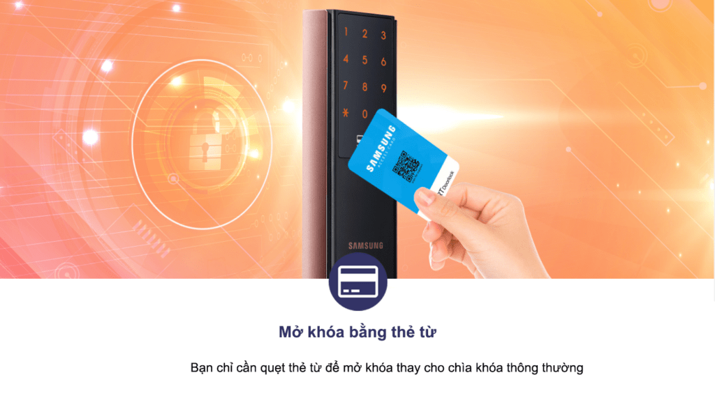 KHÓA THẺ TỪ SAMSUNG SHP DH 537 MC/EN
