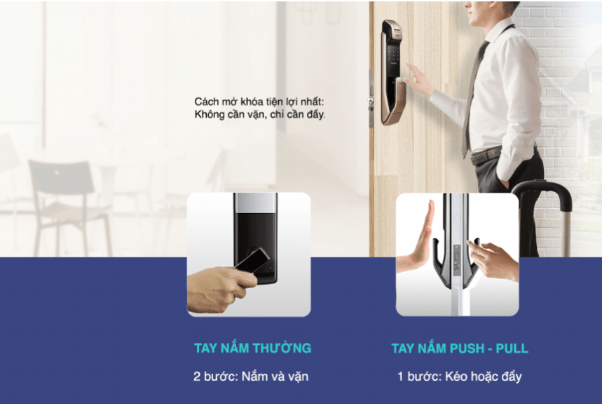 KHÓA VÂN TAY SAMSUNG SHP-DP728 GOLD (NORMAL MORT)