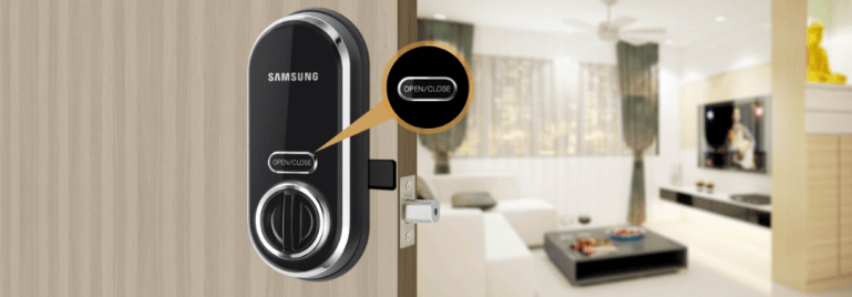 KHÓA THÔNG MINH SAMSUNG SHP DS510 7 Chức năng đóng của từ bên trong tránh làm phiền