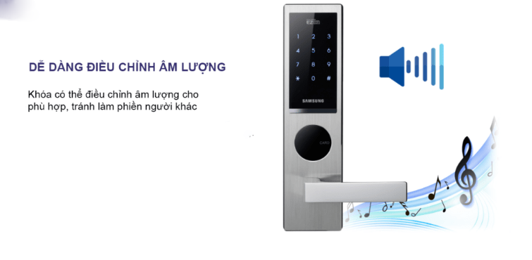 KHÓA CỬA ĐIỆN TỬ SAMSUNG SHS-H635FMS/EN 5 KHÓA CỬA ĐIỆN TỬ SAMSUNG SHS-H635FMS/EN