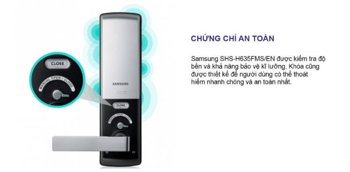 KHÓA CỬA ĐIỆN TỬ SAMSUNG SHS-H635FMS/EN 6 SHS H635FMSEN 11 min 1