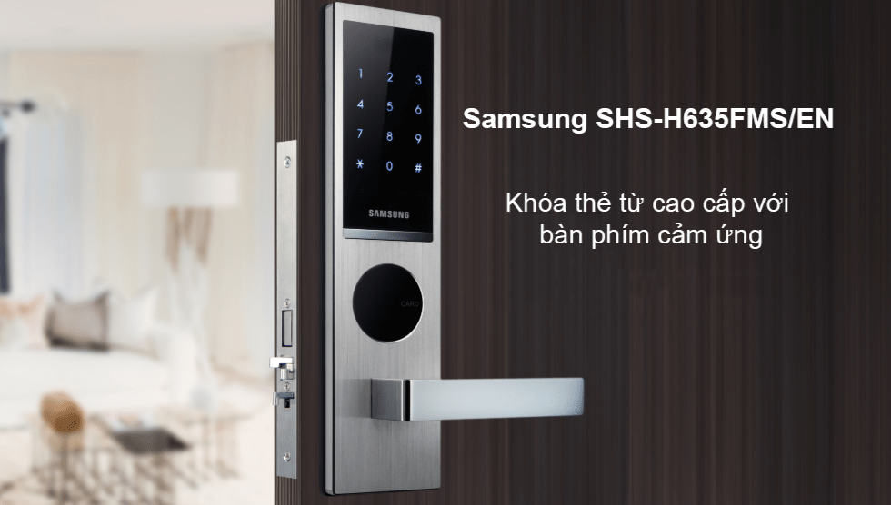 KHÓA CỬA ĐIỆN TỬ SAMSUNG SHS-H635FMS/EN 1 KHÓA CỬA ĐIỆN TỬ SAMSUNG SHS-H635FMS/EN