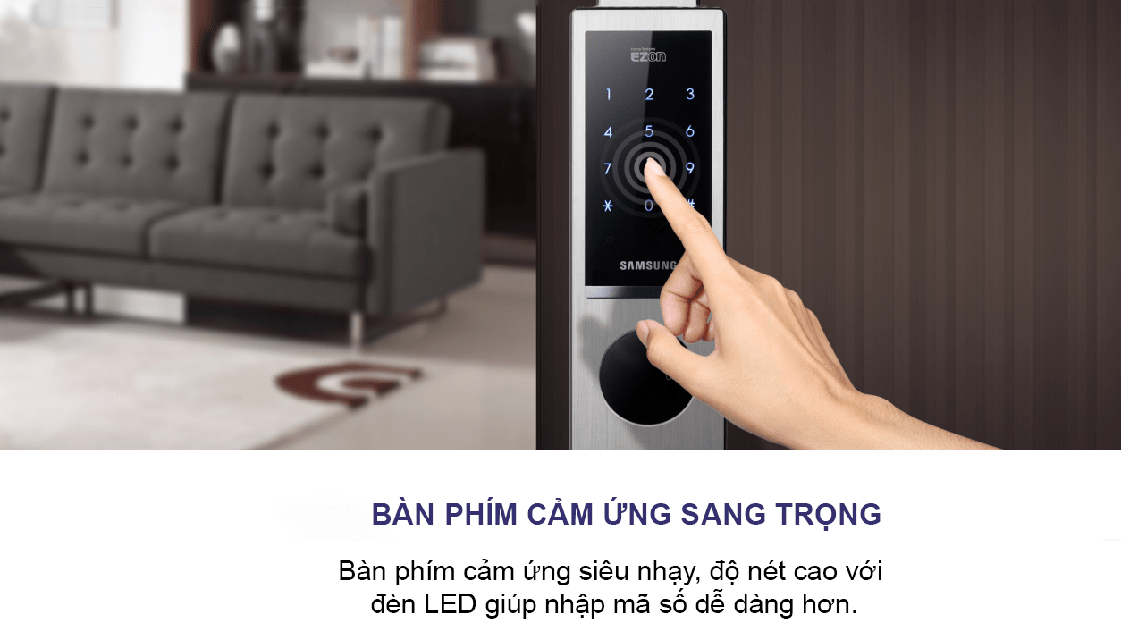 KHÓA CỬA ĐIỆN TỬ SAMSUNG SHS-H635FMS/EN 4 KHÓA CỬA ĐIỆN TỬ SAMSUNG SHS-H635FMS/EN