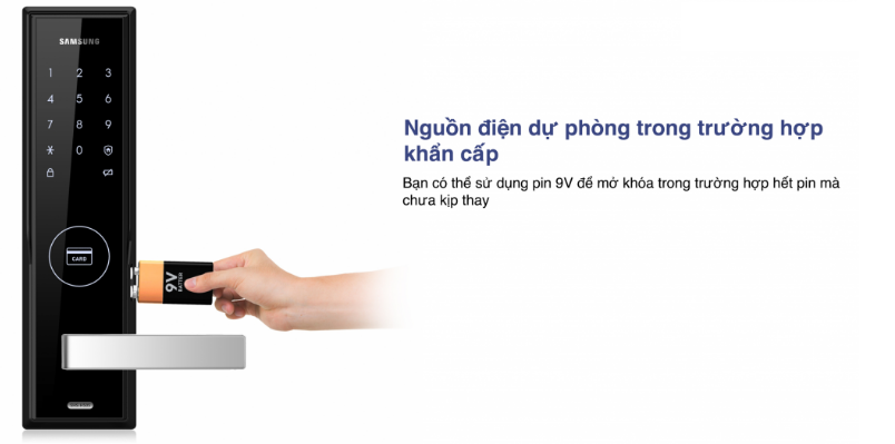 KHÓA CỬA ĐIỆN TỬ SAMSUNG SHS-H505FMK/EN 10 KHÓA CỬA ĐIỆN TỬ SAMSUNG SHS-H505FMK/EN