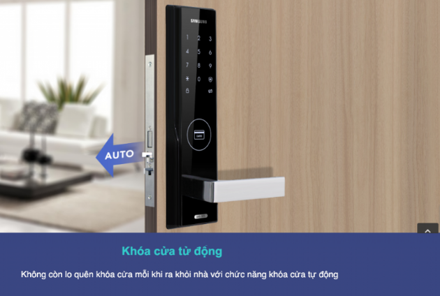 KHÓA CỬA ĐIỆN TỬ SAMSUNG SHS-H505FMK/EN 2 KHÓA CỬA ĐIỆN TỬ SAMSUNG SHS-H505FMK/EN