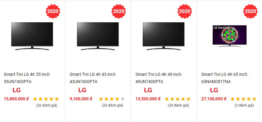 Mẫu tivi nào có tích hợp sẵn đầu thu DVB-T2