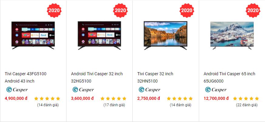 Mẫu tivi nào có tích hợp sẵn đầu thu DVB-T2