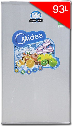 TOP 5 tủ lạnh giá rẻ dưới 3 triệu bán chạy nhất hiện nay 50 Tủ lạnh mini 1 Cánh Midea HS-122SN 93 Lít - Giá: 2.390.000đ