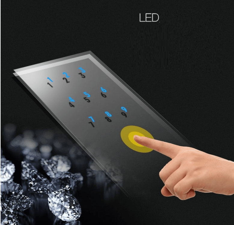 Khóa thông minh, khóa thẻ từ Yale 3109 3 Công nghệ Fake code – Chống lộ mã số ngay cả khi nhìn thấy: