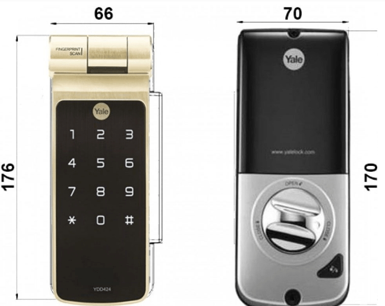 Khóa vân tay YALE YDD 424+