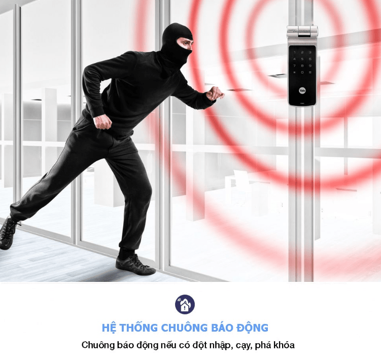 Khóa vân tay Yale YDR 41 8 Khóa vân tay Yale YDR 41