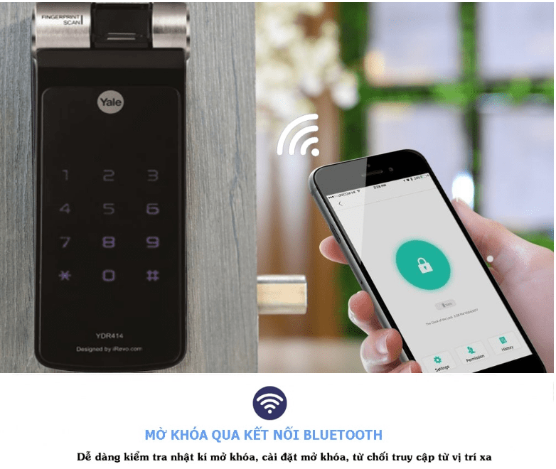 KHÓA VÂN TAY YALE YDR 414