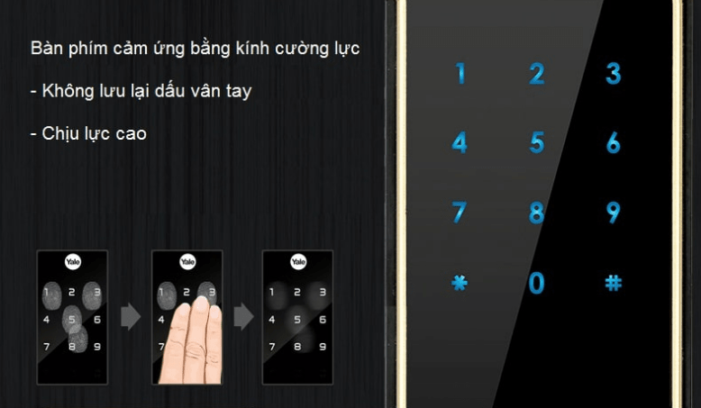 KHOÁ ĐIỆN TỬ YALE YMF 40-APAC