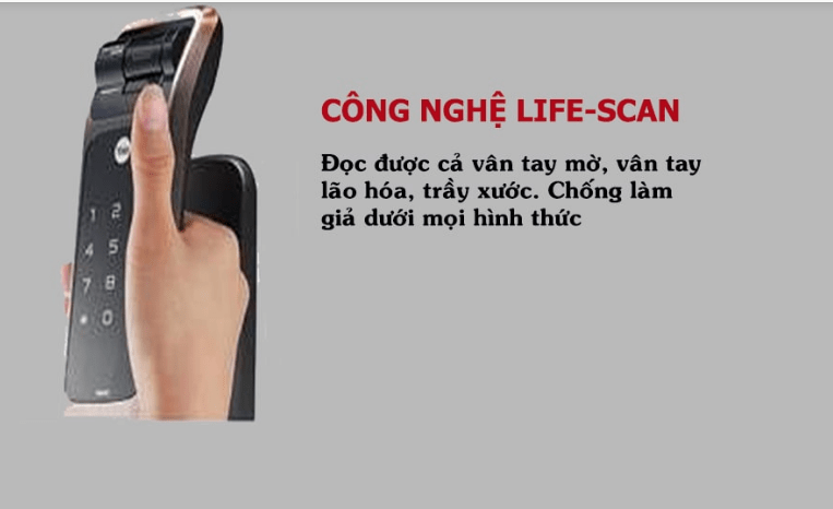 KHÓA ĐIỆN TỬ YALE YMG 40 SILVER 5 KHÓA ĐIỆN TỬ YALE YMG 40 SILVER