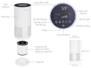 Máy lọc không khí Hafele CF-8209 6 Máy lọc không khí Hafele CF-8209 (537.82.700)