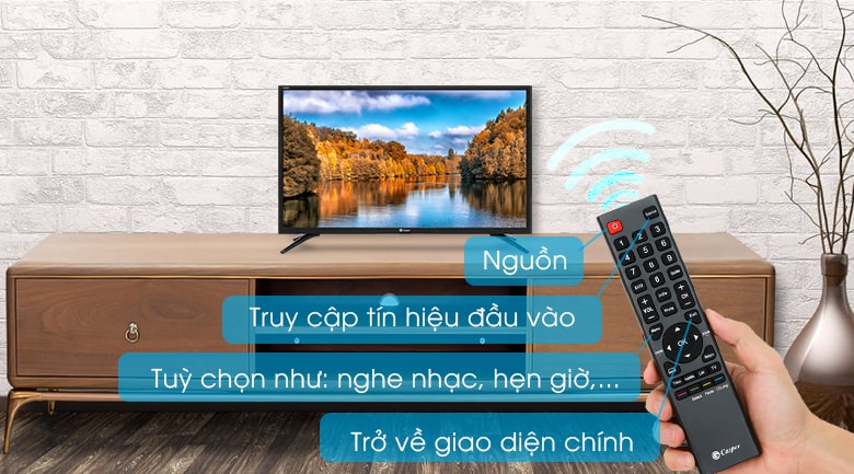  Điều khiển tivi dễ dàng nhờ có Remote đa nhiệm