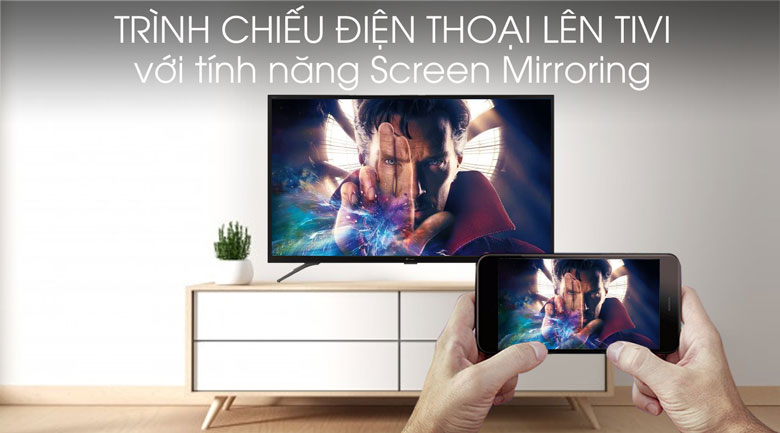  Trình chiếu màn hình điện thoại lên tivi liền mạch qua ứng dụng Screen Mirroring