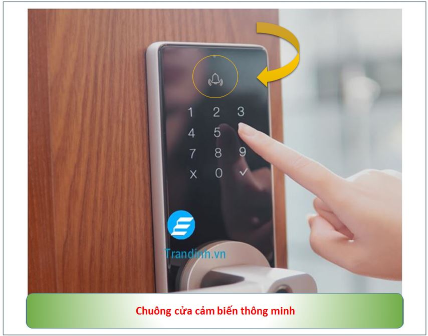 Khóa thông minh Appota AN1 giá rẻ | Thương hiệu Việt Nam 8 Khóa AN1 sở hữu chuông cửa cảm biến thông minh