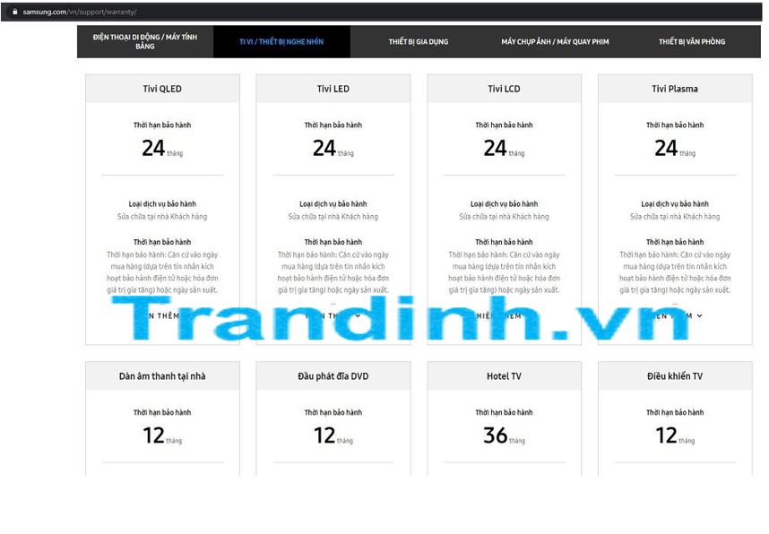 Bảo hành tivi samsung và Trung tâm bảo hành toàn quốc 3 Vậy Tivi Samsung được bảo hành bao lâu ?