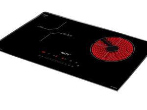 Bếp điện từ 2 vùng nấu Kaff KF-IH68N 4 4. Điều khiển cảm ứng Slider độc lập dạng ẩn trực tiếp trên mặt bếp.