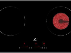 2. Bếp điện từ Bauer BE22MH gồm 2 vùng nấu với tổng công suất 4600W