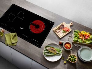 Bếp điện từ hồng ngoại 2 vùng nấu Kaff KF-073IC 4 4. Mâm nhiệt HILIGHT, siêu tiết kiệm điện.