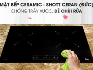 4. Mặt kính dễ dàng vệ sinh, lau chùi.