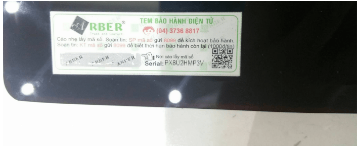 Bếp từ Arber AB 279 7 Tính năng an toàn