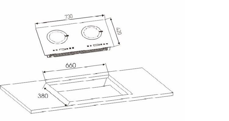 Bếp từ Arber AB 386 2 3. Thông tin sản phẩm bếp từ Arber AB 386