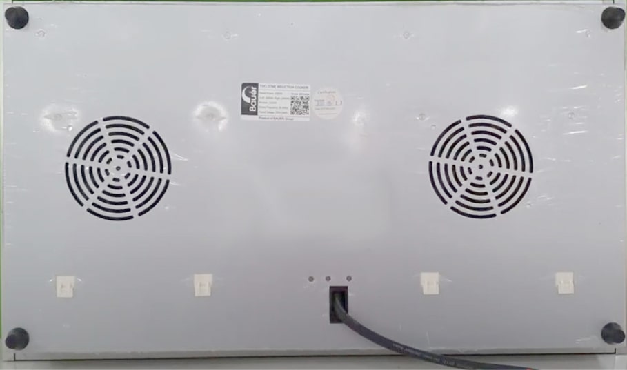 Bếp từ Bauer BE366SA 7 6. Bếp từ Bauer BE366SA khung vỏ chắc chắn và quạt gió công suất lớn