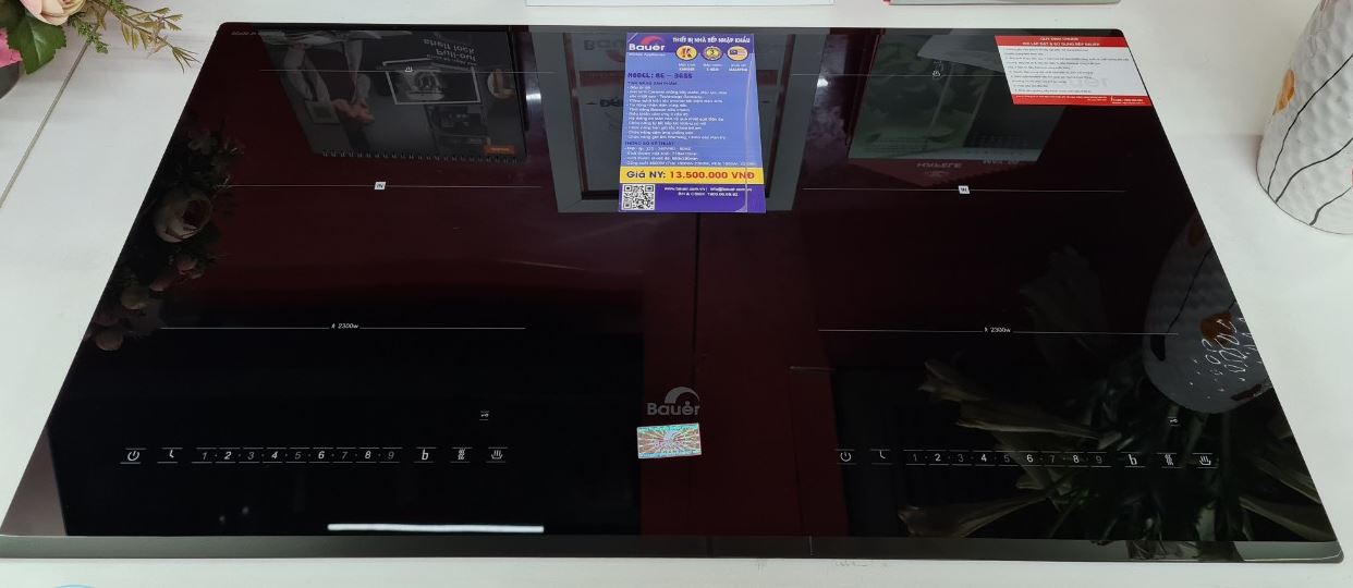 Bếp từ Bauer BE36SS 7 4. Bếp từ Bauer BE 36SS được trang bị với công nghệ Inverter giúp tiết kiệm điện đến 60%