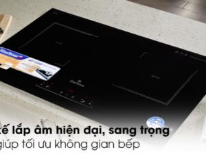 Bếp từ Bluestone ICB-6833 4 4. Bluestone ICB-6833 có thiết kế lắp âm sang trọng, hiện đại giúp tối ưu không gian căn bếp