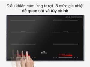 Bếp từ Bluestone ICB-6917 5 3. Bảng cảm ứng siêu nhạy 8 mức công suất tùy theo nhu cầu