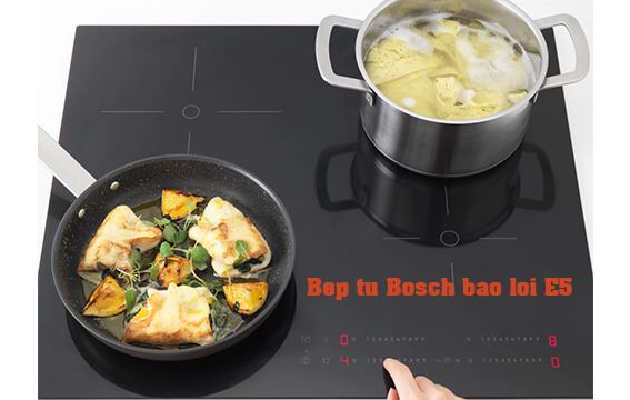 Nguyên nhân bếp từ Bosch lỗi E5