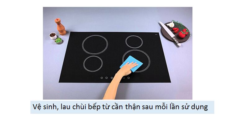Bếp từ Bosch báo lỗi F9 | Nguyên nhân và Cách khắc phục 2 Cách khắc phục thông thường do vấn đề vệ sinh bếp